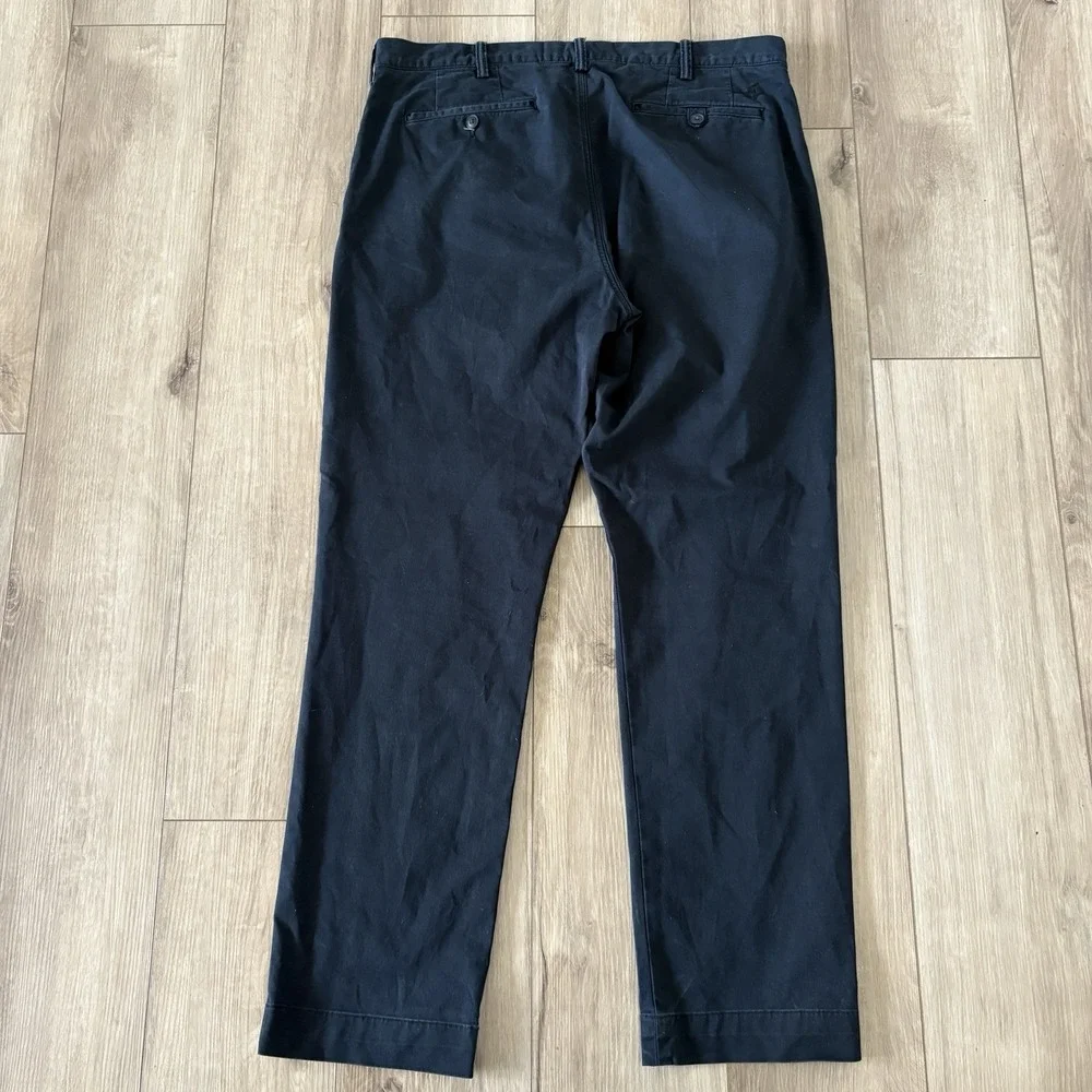 Polo Ralph Lauren The Polo Chino Pant Black Stretch Straight Classic Fit - 36x32